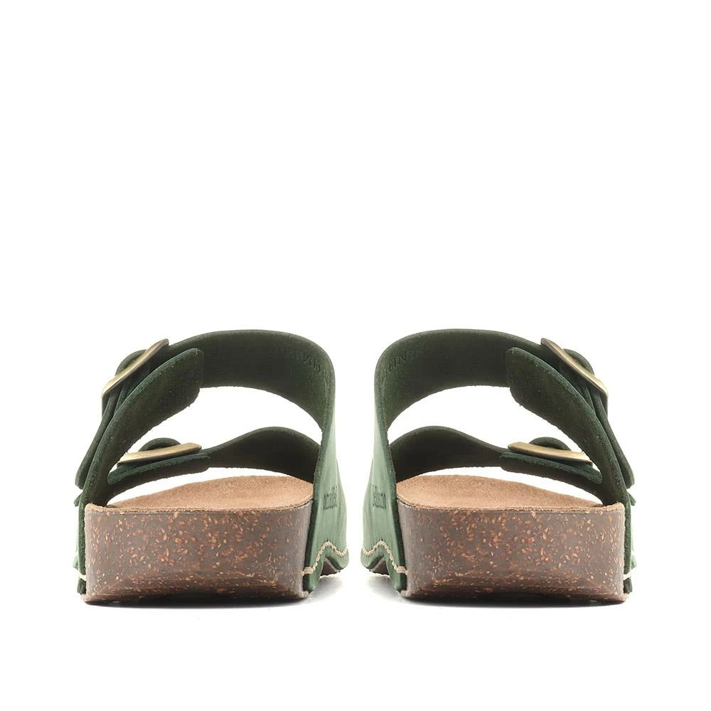 Bellissimo Leather Double Buckle Mule Sandals - BELMETIN33005 / 319 944 16 Bellissimo Leather Double Buckle Mule Sandals - BELMETIN33005 / 319 944