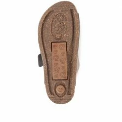 Bellissimo Leather Double Buckle Mule Sandals - BELMETIN33005 / 319 944