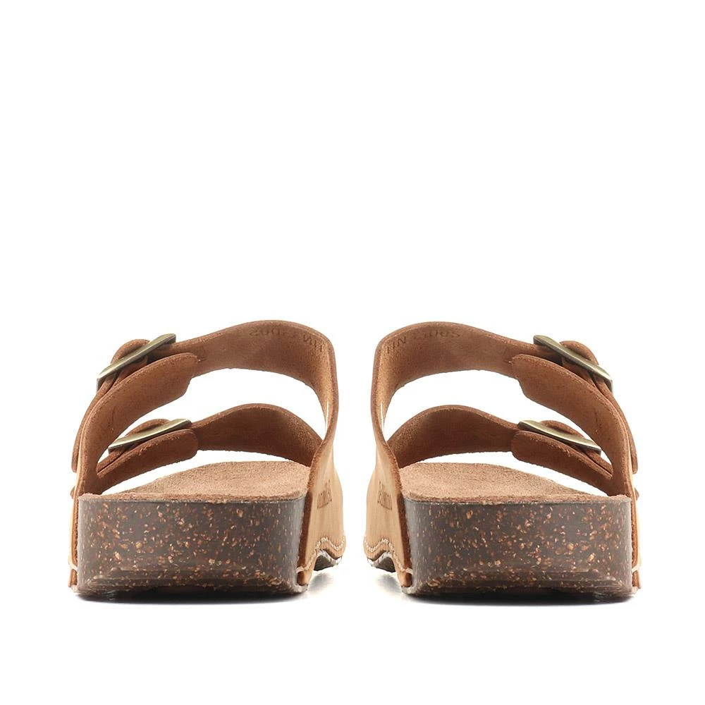 Bellissimo Leather Double Buckle Mule Sandals - BELMETIN33005 / 319 944 20 Bellissimo Leather Double Buckle Mule Sandals - BELMETIN33005 / 319 944