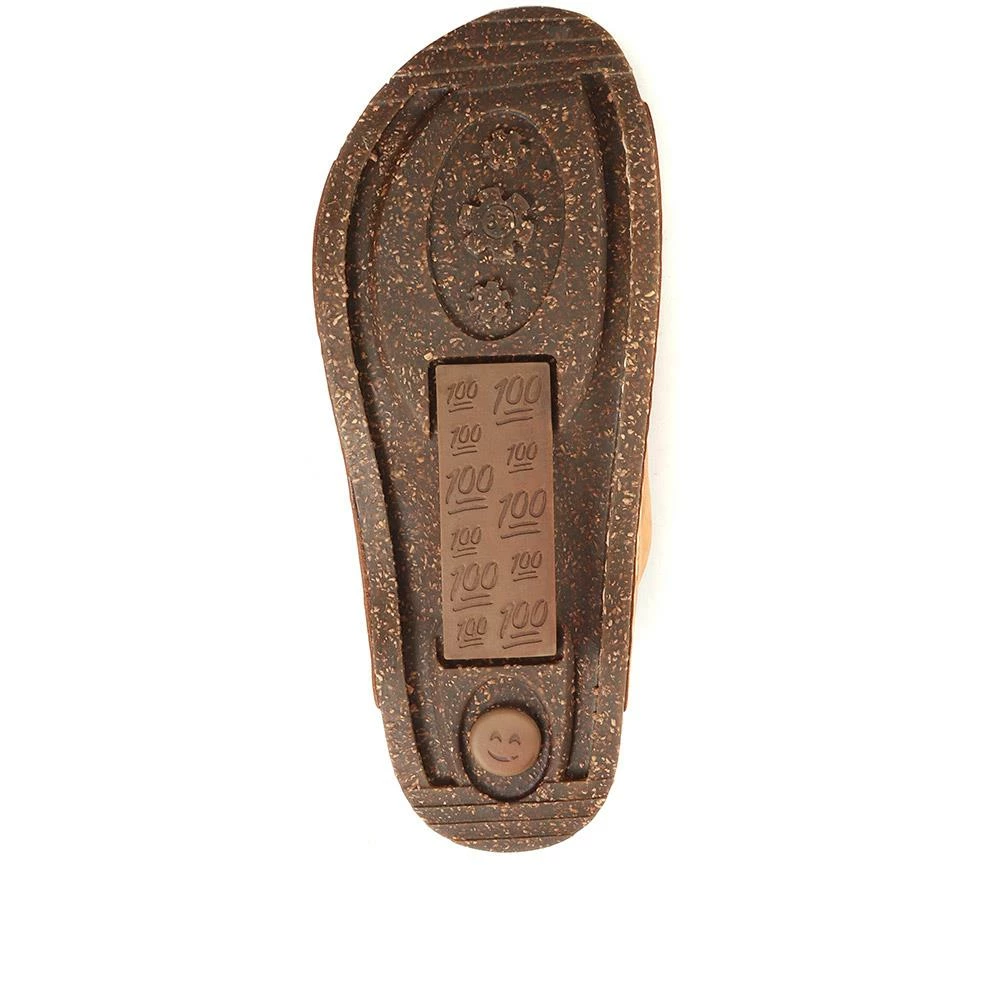 Bellissimo Leather Double Buckle Mule Sandals - BELMETIN33005 / 319 944 22 Bellissimo Leather Double Buckle Mule Sandals - BELMETIN33005 / 319 944