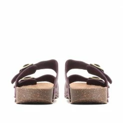 Bellissimo Leather Double Buckle Mule Sandals - BELMETIN33005 / 319 944 77 Bellissimo Leather Double Buckle Mule Sandals - BELMETIN33005 / 319 944