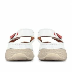 Pavers Touch-Fasten Leather Sandals - KARY35001 / 322 231