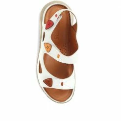 Pavers Touch-Fasten Leather Sandals - KARY35001 / 322 231
