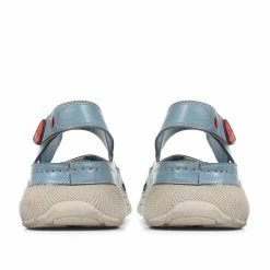 Pavers Touch-Fasten Leather Sandals - KARY35001 / 322 231