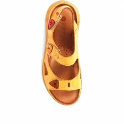 Pavers Touch-Fasten Leather Sandals - KARY35001 / 322 231