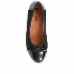 Pavers Shoes High Shine Ballet Pump - BRK34011 / 320 508