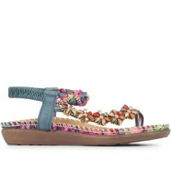 Pavers Embellished Flat Sandals - BAIZH35083 / 321 467