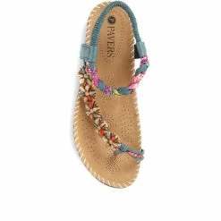 Pavers Embellished Flat Sandals - BAIZH35083 / 321 467