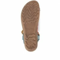 Pavers Embellished Flat Sandals - BAIZH35083 / 321 467