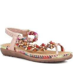 Pavers Embellished Flat Sandals - BAIZH35083 / 321 467