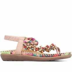 Pavers Embellished Flat Sandals - BAIZH35083 / 321 467