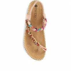 Pavers Embellished Flat Sandals - BAIZH35083 / 321 467