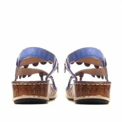Pavers Sandals Embellished Leather Toe-Post Sandal - CAY29005 / 315 112
