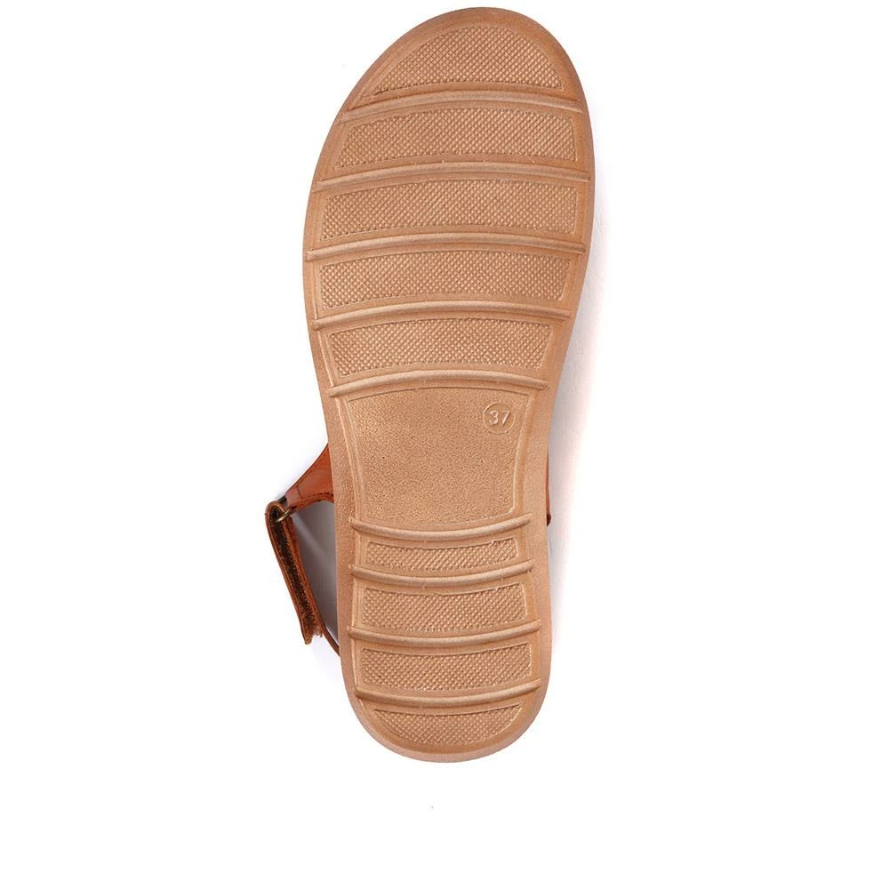 Pavers Women's Red Leather Slingback Sandals - MKOC33001 / 320 060 / 320 060 18 Pavers Women's Red Leather Slingback Sandals - MKOC33001 / 320 060 / 320 060