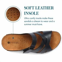 Pavers Wide Fit Adjustable Sandals - MUY1510 / 124 092 100 Pavers Wide Fit Adjustable Sandals - MUY1510 / 124 092