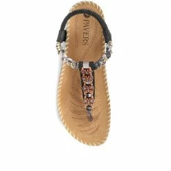 Pavers Embellished Toe Post Sandals - BAIZH35075 / 321 464