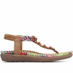 Pavers Embellished Toe Post Sandals - BAIZH35075 / 321 464