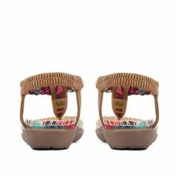 Pavers Embellished Toe Post Sandals - BAIZH35075 / 321 464
