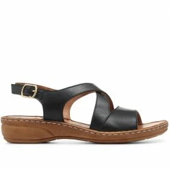 Pavers Sandals Casual Leather Slingback Sandal - GENC31005 / 318 100