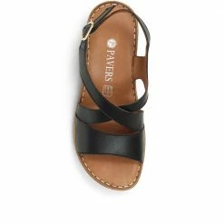Pavers Sandals Casual Leather Slingback Sandal - GENC31005 / 318 100