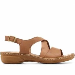 Pavers Sandals Casual Leather Slingback Sandal - GENC31005 / 318 100