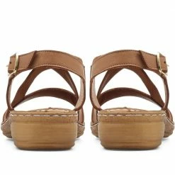 Pavers Sandals Casual Leather Slingback Sandal - GENC31005 / 318 100