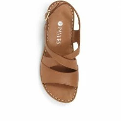 Pavers Sandals Casual Leather Slingback Sandal - GENC31005 / 318 100