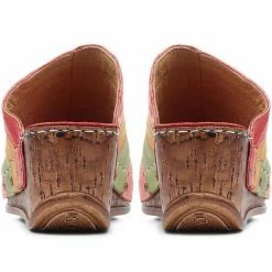 Pavers Leather Wedge Mule Sandals - CAY29001 / 315 110