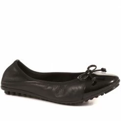 Bellissimo Shoes Slip-On Leather Ballet Pumps - BELBRK35047 / 321 685
