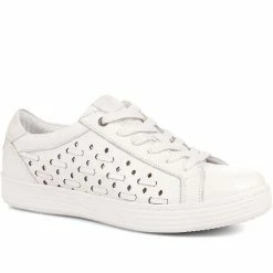 Bellissimo Sneakers Lace-Up Leather Trainers - BELULUTA35011 / 322 283