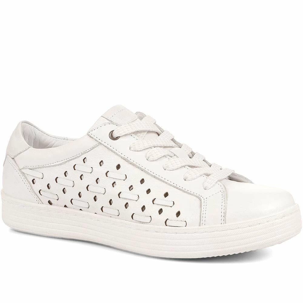Bellissimo Sneakers Lace-Up Leather Trainers - BELULUTA35011 / 322 283 1 Bellissimo Sneakers Lace-Up Leather Trainers - BELULUTA35011 / 322 283