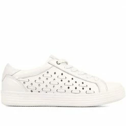 Bellissimo Sneakers Lace-Up Leather Trainers - BELULUTA35011 / 322 283 20 Bellissimo Sneakers Lace-Up Leather Trainers - BELULUTA35011 / 322 283