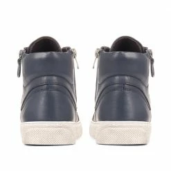Bellissimo Leather High-Top Trainers - BELULUTA35013 / 322 284