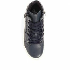 Bellissimo Leather High-Top Trainers - BELULUTA35013 / 322 284