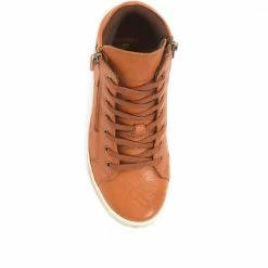 Bellissimo Leather High-Top Trainers - BELULUTA35013 / 322 284