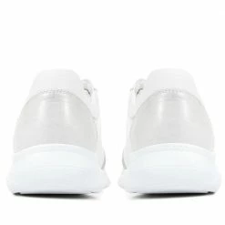 Bellissimo Lace-Up Leather Trainers - BELMETA35005 / 322 233