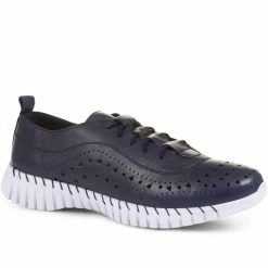 Kinloch Slip-On Leather Trainers - ELILE35501 / 322 300