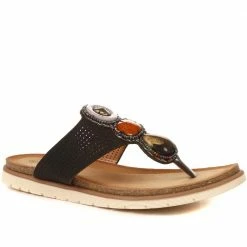 Bellissimo Embellished Toe-Post Sandals - BELBAIZH35045 / 321 599