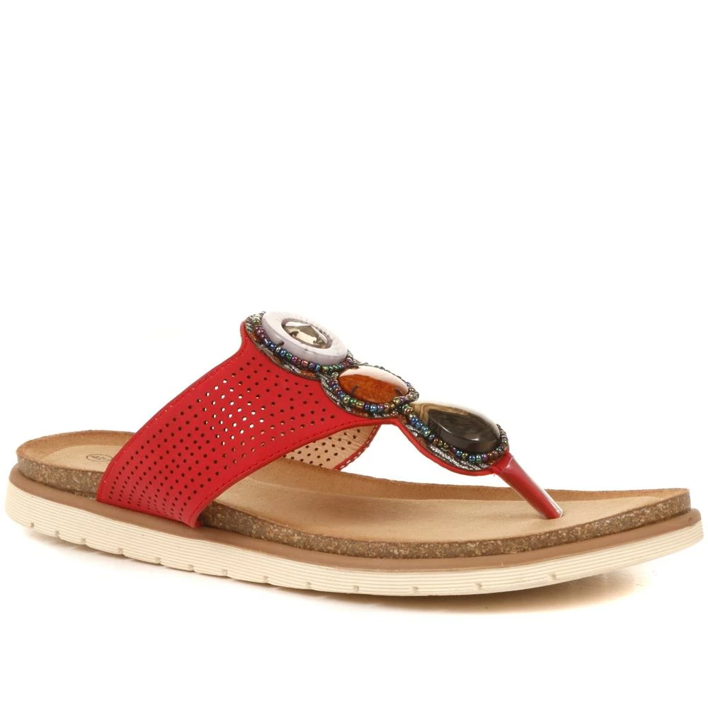 Bellissimo Embellished Toe-Post Sandals - BELBAIZH35045 / 321 599 3 Bellissimo Embellished Toe-Post Sandals - BELBAIZH35045 / 321 599