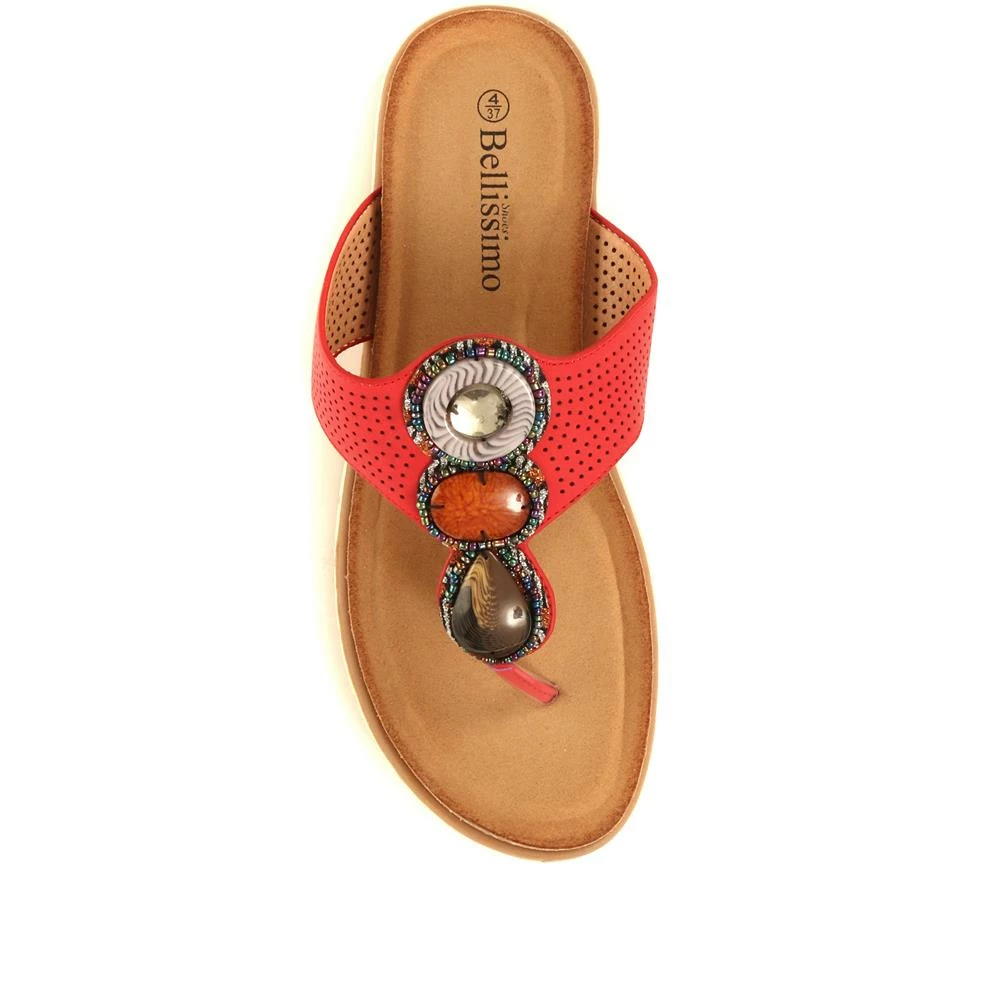 Bellissimo Embellished Toe-Post Sandals - BELBAIZH35045 / 321 599 12 Bellissimo Embellished Toe-Post Sandals - BELBAIZH35045 / 321 599