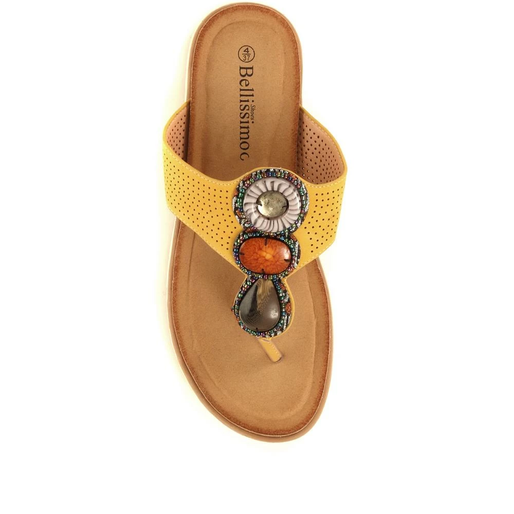 Bellissimo Embellished Toe-Post Sandals - BELBAIZH35045 / 321 599 16 Bellissimo Embellished Toe-Post Sandals - BELBAIZH35045 / 321 599