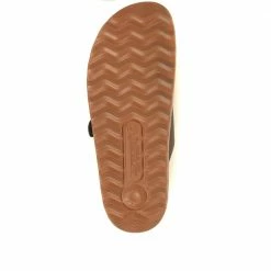 Fly Flot Leather Buckle Mule Sandals - FLY35123 / 321 780