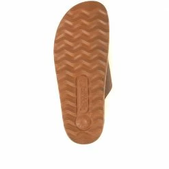 Fly Flot Leather Buckle Mule Sandals - FLY35123 / 321 780