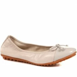 Bellissimo Shoes Slip-On Leather Ballet Pumps - BELBRK35047 / 321 685