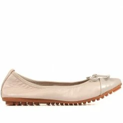 Bellissimo Shoes Slip-On Leather Ballet Pumps - BELBRK35047 / 321 685