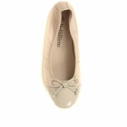 Bellissimo Shoes Slip-On Leather Ballet Pumps - BELBRK35047 / 321 685