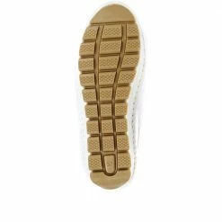 Pavers Wide Fit Leather Lace-Up Sneakers / 317 969