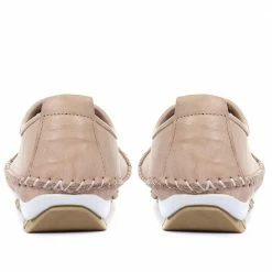 Pavers Wide Fit Leather Lace-Up Sneakers / 317 969