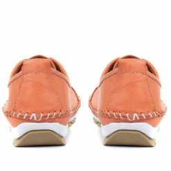 Pavers Wide Fit Leather Lace-Up Sneakers / 317 969