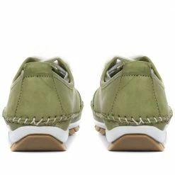 Pavers Wide Fit Leather Lace-Up Sneakers / 317 969